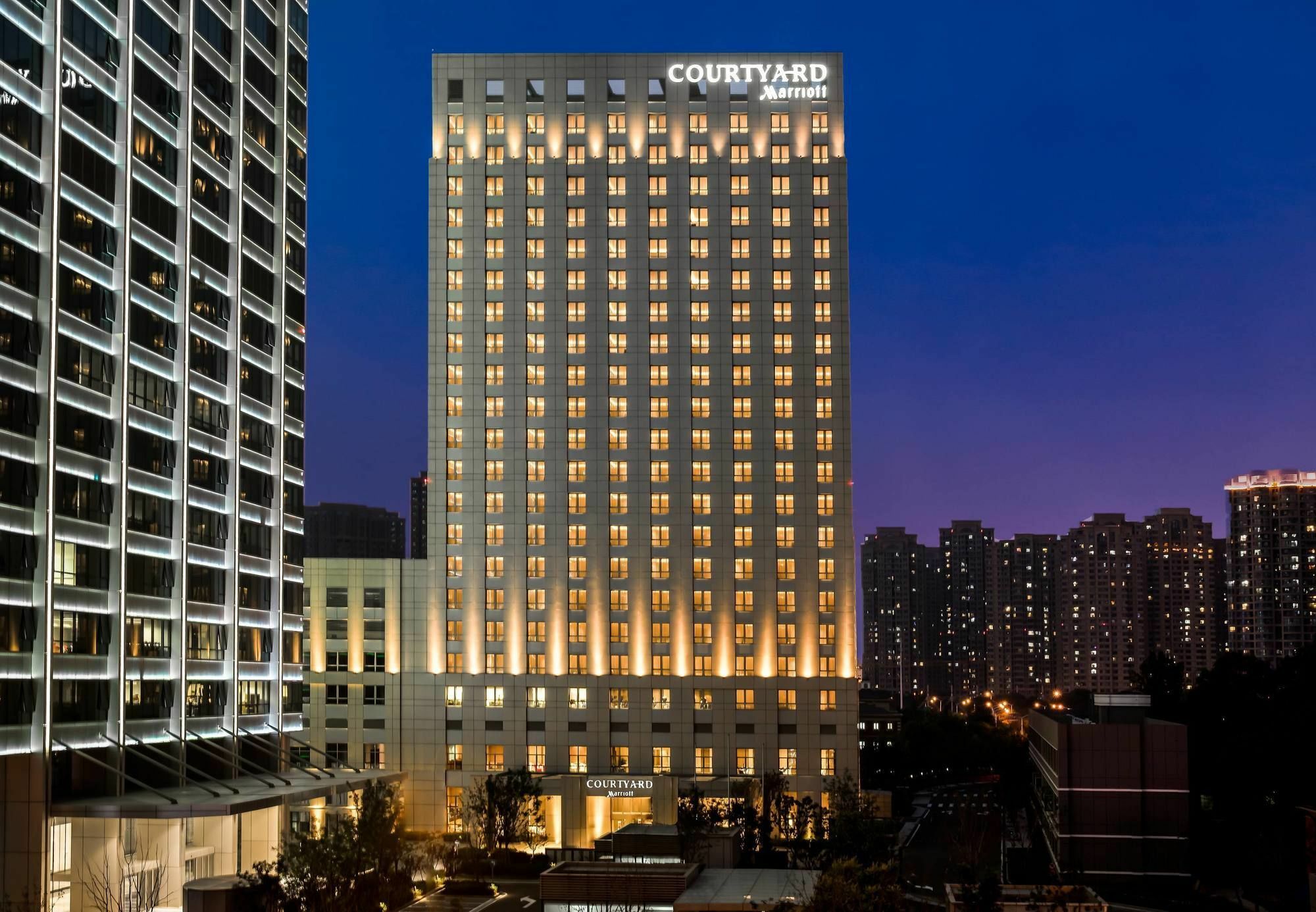 Hôtel Courtyard By Marriott Tianjin Hongqiao Extérieur photo